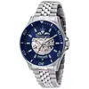 Image de Maserati Sfida Acier Inoxydable Squelette Cadran Bleu Soleil Automatique R8823140011 100M Montre Homme