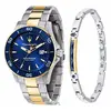 Image de Montre Homme Maserati Competizione Bicolore Acier Inoxydable Cadran Bleu Soleil Quartz R8873600007 100M