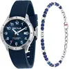 Image de Montre Homme Sector 270 Bracelet Silicone Cadran Bleu Quartz R3251578018 Avec Bracelet Supplémentaire bleu