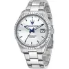 Image de Maserati Competizione Acier Inoxydable Argenté Argenté Homme Quartz avec Date R8853100045 argenté