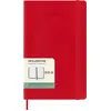 Image de Agenda civil Moleskine 18 mois Semainier Grand Format Dur Rouge