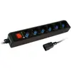 Image de Techly, Multiprise, 300415 UPS power strip wit (6x, CEE 7/4, 1.50 m)