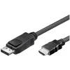 Image de Techly DisplayPort   HDMI (Typ A) (5 m), Câble vidéo, Noir