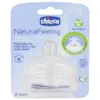 Image de Chicco Natural Feeling Tétines Débit Variable 4 Mois et + x 2