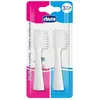 Image de Chicco, Tête de brosse à dents, têtes de rechange pour brosse à dents électrique 3y+ italien/allemand (2x)