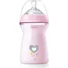 Image de Chicco, Biberon, biberon NATURAL FEELING PP tétine silicone débit rapide PINK 6m+ (330 ml)