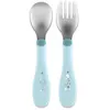 Image de Chicco 00016102250000 Couvert pour tout-petits Couverts pour enfants en bas âge Bleu Acier inoxydable