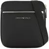 Image de Emporio Armani Logo Fermeture éclair Sac bandoulière en nylon Sacs homme Noir Y4M425-YQ76E-81073 Basic Set (Bag+Dust Bag)