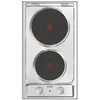 Image de Candy CE32XK Plaque de cuisson, Electrique, 2 zones, Inox, Inox plate