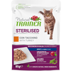 Image de 12 x 85 g Natural Trainer Adult Sterilised Dinde Nourriture humide pour chats