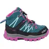 Image de CMP Campagnolo, Filles, Chaussures de randonnée, Rigel MID WP (28), Noir, Pink, Turquoise, Bleu