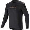Image de Alpinestars A-Aria Polartec Switch Maillot de vélo à manches longues, noir-or, taille M pour Hommes