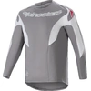 Image de Alpinestars A-Supra Race Maillot à manches longues, gris-blanc, taille L pour Hommes