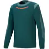 Image de Alpinestars, Hommes, Maillot de cyclisme, Maillot A-Dura Dri Wool Ls Gr (M), Vert, Gris, M