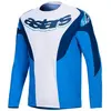 Image de Alpinestars, Hommes, Maillot de cyclisme, Maillot A-Supra Melt Ls Blue (M), Bleu, M