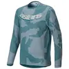 Image de Alpinestars, Hommes, Maillot de cyclisme, Jersey A-Dura Hollow Camo Ls (XXL), Vert, Multicolore, XXL