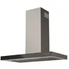 Image de Hotte décorative murale 90cm 63db 564m3/h inox/noir Glem GHBS97IX