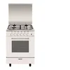 Image de Glem Alpha GA660CVMWH - Cuisinière - pose libre - largeur : 60 cm - profondeur : 60 cm - hauteur : 89 cm - avec système auto-nettoyant - blanc