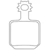 Image de Wag Plaquettes De Frein à Disque Semi-métalliques Magura Mt7 4p Strong One Size