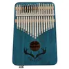 Image de Kalimba Pouce Piano 17 touches en acajou avec sac de transport