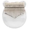 Image de Kalimba Pouce Piano Sishang 17 touches en acrylique transparent