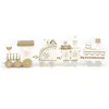 Image de Mini Jouet de Train en Bois de Noël pour enfants Ornement Bricolage à Maison Blanc