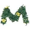 Image de Rotin artificiel 2.7m guirlande lumineuse LED bande suspendue décor - Or