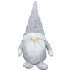 Image de Peluche Père Noël sans visage 31cm Gris