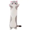 Image de Animal en peluche chat 70cm pour enfants - Gris