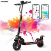 Image de Trottinette Électrique Pliable - HITWAY - Pneus Solides 10" - 500W - APP - Batterie 48V 15.6Ah - Scooter Noir&Rouge