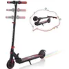 Image de RCB R15 Trottinette électrique pliable enfant âge Seul 7,55 kg Hauteur ajustable Cadeau pour Enfant et Ados Rouge rouge