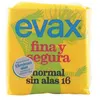 Image de Compresses Normales sans Ailes Fina & Segura Evax (16 uds)