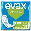 Image de Compresses Normales avec Ailes Evax (20 uds)