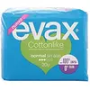 Image de Serviettes hygiéniques - EVAX - Normal - Lot de 20 - Barrière anti-fuites - Flux moyen