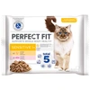 Image de PERFECT FIT Sensitive 1+ pour chat - lot mixte poulet, saumon 4 x 85 g