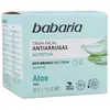 Image de Crème Visage - Babaria - 50ml - Anti-rides - Protection solaire - Aloe Vera