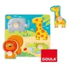 Image de Goula Puzzle Bubble animaux de la jungle bois 4 pièces