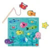 Image de Goula poisson magnétique casse-tête en bois 10 pièces