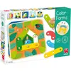 Image de Goula Color Formes, d/f/i 8 plaques, 22 pcs. en bois, guide, dès 3 ans (Allemand, Anglais, Français, Italien, 1 Joueur)