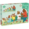 Image de Jumbo Puzzle XXL GOULA Famille d'ours.55266 (16 pièces)
