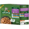 Image de Ultima Sterilized Mix II (poulet, boeuf, thon, poisson de mer) nourriture humide pour chats