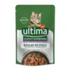 Image de 4x70g Ultima Cat Expert Nutrition Hairball boeuf et saumon, nourriture humide pour chats
