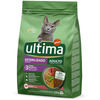 Image de 2.5kg Stérilisé, boeuf Ultima Croquettes pour chat + 8x85g sachets offerts !