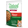 Image de 22 x 85 g Lamelles en sauce boeuf Natural Trainer, nourriture humide pour chats