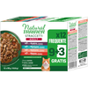 Image de 12x85g Natural Trainer Lanières en sauce lot mixte (canard, cabillaud, saumon, boeuf) nourriture humide pour chat