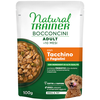 Image de 100g Natural Trainer Bocconcini Adult Small & Toy Bouchées en sauce au dinde Nourriture pour chien humide