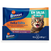 Image de 4x 85g Brekkies Daily Delice poulet et dinde nourriture pour chat humide