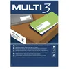 Image de Étiquettes adhésives MULTI 3 500 Volets 210 x 148 mm Blanc