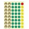 Image de APLI PAPER Gomets Mr. Smiley - Adhésif amovible - 576 étiquette(s) (12 feuille(s) x 48 étiquettes