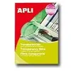 Image de APLI PAPER - A4 (210 x 297 mm) 100 feuille(s) film transparent